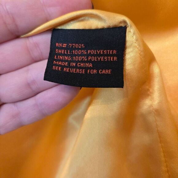 NWT Adrienne Landau Yellow Satin Jacket XS - Picture 9 of 11